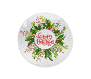 stgeorge Holiday Wreath Plate
