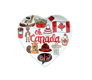 stgeorge Canada Heart Plate
