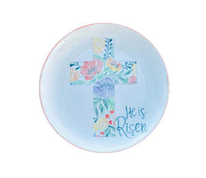 stgeorge Floral Cross Plate