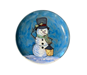 stgeorge Rustic Glazed Snowman