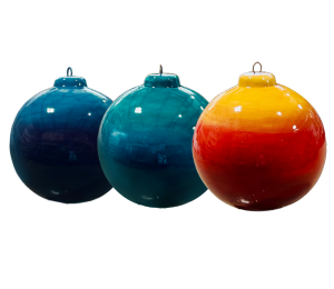 stgeorge Jewel Toned Ombre Ornament