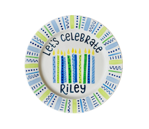 stgeorge Let's Celebrate Plate