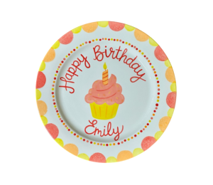 stgeorge Birthday Cupcake Plate