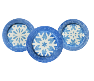stgeorge Paper Snowflake Plate